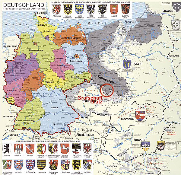 Zentralstelle Grafschaft Glatz/Schlesien e.V. - Geographie